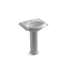 Kohler 2286-1-95 - Devonshire® 24'' pedestal bathroom sink with single faucet hole
