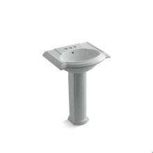 Kohler 2286-4-95 - Devonshire® 24'' pedestal bathroom sink with 4'' centerset faucet holes