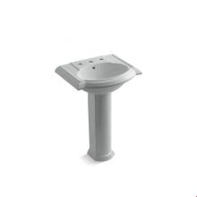 Kohler 2286-8-95 - Devonshire® 24'' pedestal bathroom sink with 8'' widespread faucet holes
