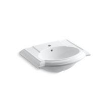 Kohler 2287-1-0 - Devonshire® Bathroom sink with single faucet hole