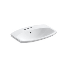 Kohler 2351-4-0 - Cimarron® 22-3/4'' rectangle drop-in bathroom sink