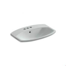 Kohler 2351-4-95 - Cimarron® Drop-in bathroom sink with 4'' centerset faucet holes