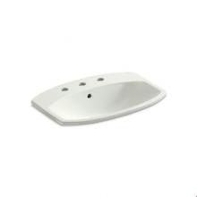Kohler 2351-8-NY - Cimarron® Drop-in bathroom sink with 8'' widespread faucet holes