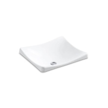 Kohler 2833-0 - DemiLav® 18-1/4'' rectangular vessel bathroom sink, no overflow