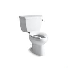 Kohler 3531-RA-0 - Wellworth® Classic Two-piece elongated 1.0 gpf toilet with right-hand trip lever, less seat