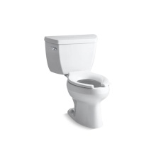 Kohler 3505-SS-0 - Wellworth® Classic Two-piece elongated toilet, 1.6 gpf