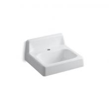 Kohler 2812-0 - Hudson™ 20'' x 18'' wall-mount/concealed arm carrier bathroom sink with sing