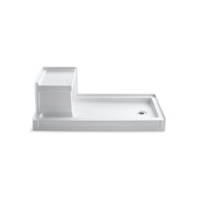 Kohler 1976-0 - Tresham® 60'' x 32'' alcove shower base, right drain