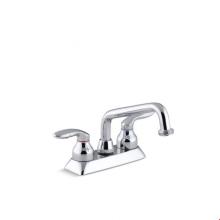 Kohler 15271-4-CP - Coralais® utility sink faucet with threaded spout and lever handles