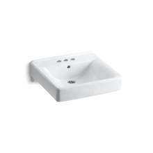 Kohler 2054-0 - Soho® 20'' x 18'' wall-mount/concealed arm carrier arm bathroom sink with