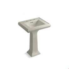 Kohler 2238-8-G9 - Memoirs® Classic Classic 24'' pedestal bathroom sink with 8'' widespread