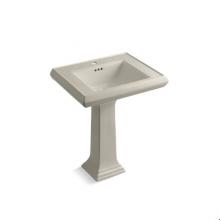 Kohler 2258-1-G9 - Memoirs® Classic Classic 27'' pedestal bathroom sink with single faucet hole