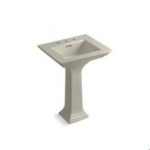 Kohler 2344-8-G9 - Memoirs® Stately 24'' Pedestal bathroom sink with 8'' widespread faucet h