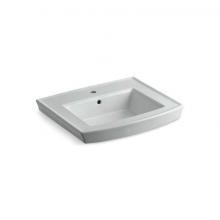 Kohler 2358-1-95 - Archer® 24'' rectangular pedestal bathroom sink