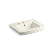 Kohler 2358-8-96 - Archer® 24'' rectangular pedestal bathroom sink