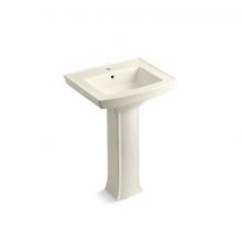 Kohler 2359-1-96 - Archer® 24'' rectangular pedestal bathroom sink