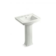 Kohler 2359-8-NY - 24'' rectangular pedestal bathroom sink