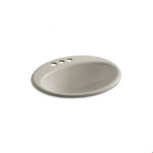 Kohler 2905-4-G9 - Farmington® Drop-in bathroom sink with 4'' centerset faucet holes