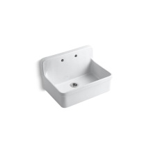 Kohler 12700-0 - Gilford™ 30'' top-/wall-mount single-bowl farmhouse kitchen sink