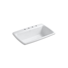 Kohler 5863-4-0 - Cape Dory® 33'' x 22'' x 9-5/8'' top-mount single-bowl kitchen