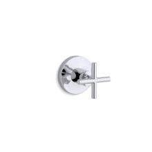 Kohler T14490-3-CP - Purist® MasterShower® volume control valve trim with cross handle