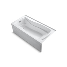 Kohler 1257-GHLA-0 - Mariposa® 72'' x 36'' alcove Heated BubbleMassage™ air bath, left drain