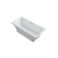 Kohler 819-F62-0 - Rêve® 66-15/16'' x 31-1/2'' freestanding bath with Brilliant Blanc b