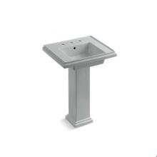 Kohler 2844-8-95 - Tresham® 24'' pedestal bathroom sink with 8'' widespread faucet holes