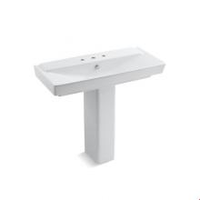 Kohler 5149-8-0 - Reve® 39'' pedestal bathroom sink with 8'' widespread faucet holes
