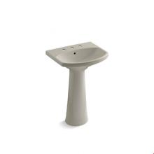 Kohler 2362-8-G9 - Cimarron® Pedestal bathroom sink with 8'' widespread faucet holes