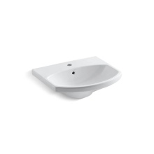 Kohler 2363-1-0 - Cimarron® 22-3/4'' rectangular pedestal bathroom sink