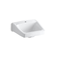 Kohler 1722-0 - Chesapeake™ 19-1/4'' x 17-1/4'' wall-mount/concealed arm carrier bathroom si