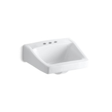 Kohler 1728-0 - Chesapeake™ 19-1/4'' x 17-1/4'' wall-mount/concealed arm carrier arm bathroo