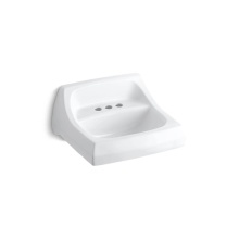 Kohler 2005-0 - Kingston™ 21-1/4'' x 18-1/8'' wall-mount/concealed arm carrier bathroom sink