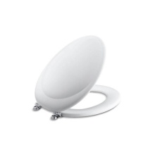 Kohler 4615-CP-0 - Revival(R) elongated toilet seat with Polished Chrome hinges