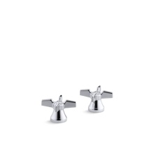 Kohler 16010-3-CP - Triton® Cross handles for centerset base faucet