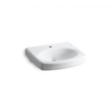 Kohler 2028-1-0 - Pinoir® 22'' oval wall-mount bathroom sink