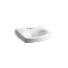 Kohler 2028-4-0 - Pinoir® 22'' oval wall-mount bathroom sink