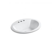 Kohler 2699-4-0 - Bryant® 20-1/4'' oval drop-in bathroom sink