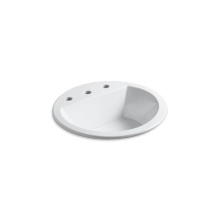 Kohler 2714-8-0 - Bryant® 19'' round drop-in bathroom sink