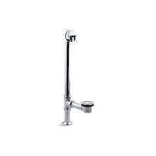 Kohler 7159-CP - Artifacts® 1-1/2'' pop-up bath drain for above- and through-the-floor freestanding
