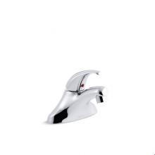 Kohler 15598-P-CP - Coralais(R) single-control centerset lavatory faucet with ground joints, grid drain