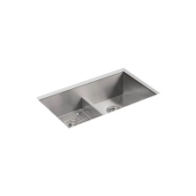 Kohler 3838-4-NA - Vault™ Smart Divide® 33'' top-/undermount double-bowl kitchen sink