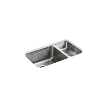 Kohler 3174-NA - Undertone® 31-1/2'' undermount double-bowl kitchen sink