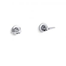 Kohler T7744-4-CP - Triton® Wall-mount valve trim with lever handles, requires valve