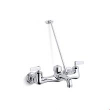 Kohler 8907-CP - Kinlock™ Double lever handle service sink faucet with top-mounted wall brace