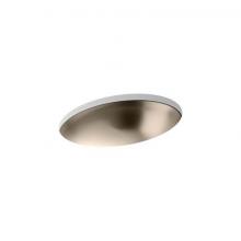Kohler 2602-SBV - Rhythm® 23-1/4'' oval undermount bathroom sink, no overflow
