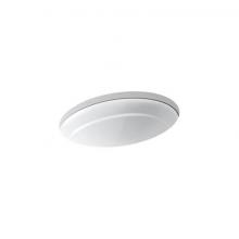 Kohler 2824-0 - Serif® 20-3/4'' oval undermount bathroom sink, no overflow