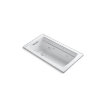 Kohler 1122-W1-0 - Archer® 60'' x 32'' drop-in whirlpool bath with and Bask® heated sur