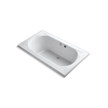 Kohler 1418-GH-0 - Memoirs® 72'' x 42'' drop-in Heated BubbleMassage™ air bath